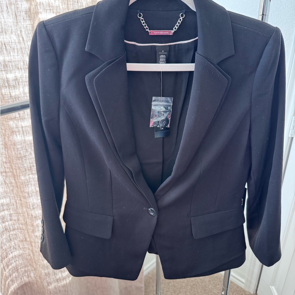 White House Black Market Black Blazer